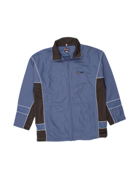 Vintage Lotto Tracksuit Top Jacket XL In Blue Colourblock - view 1