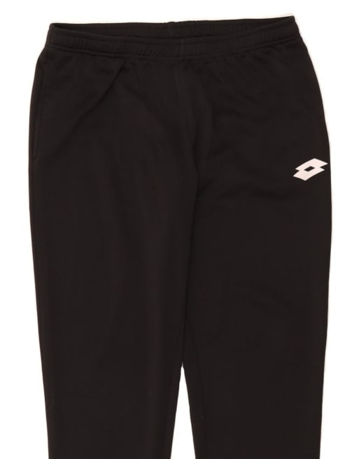 Vintage Lotto Tracksuit Trousers Joggers 2XL In Black ASOS - Main Image
