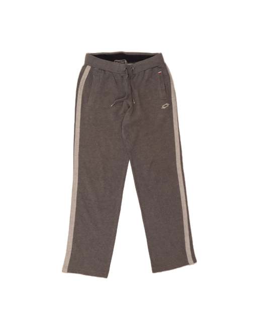 Vintage Lotto Tracksuit Trousers Large In Grey
