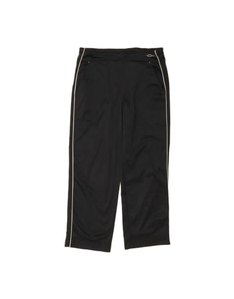 Vintage Lotto Tracksuit Trousers UK 16 Large In Black - view 1