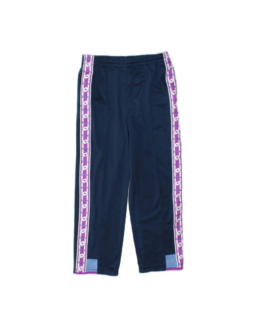 Vintage Lotto Tracksuit Trousers UK 34/36 Small In Blue Colourblock