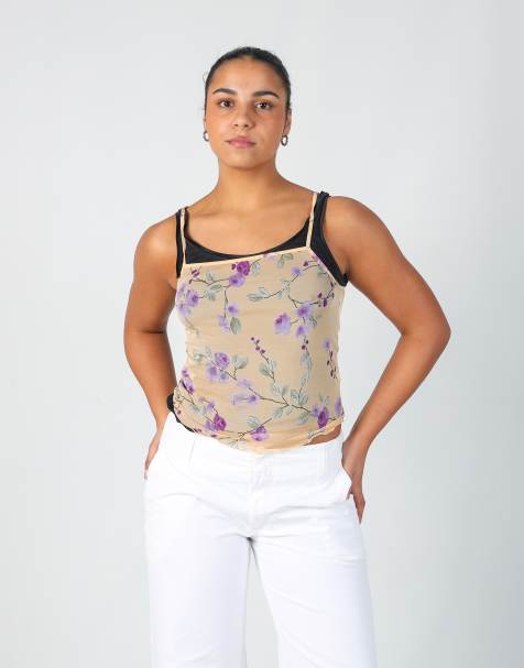 Vintage Lovable S cami in peach - view 1