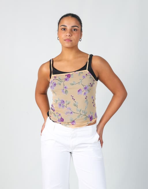 Vintage Lovable S cami in peach