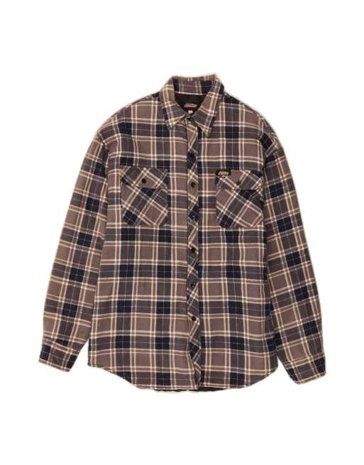 Vintage Lumberjack Flannel Shirt XL In Grey Check