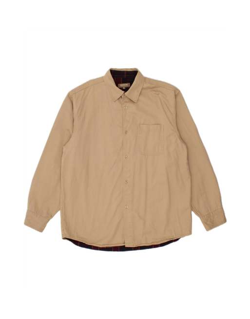 Vintage Lumberjack Shirt XL In Beige