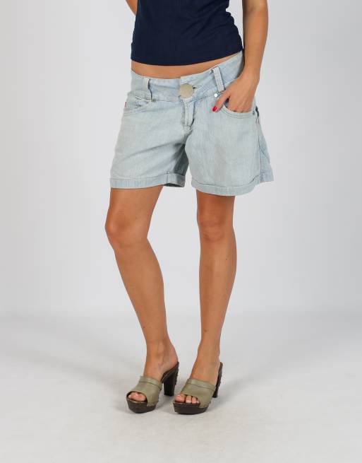 Vintage M denim shorts in light blue, 2 of 4