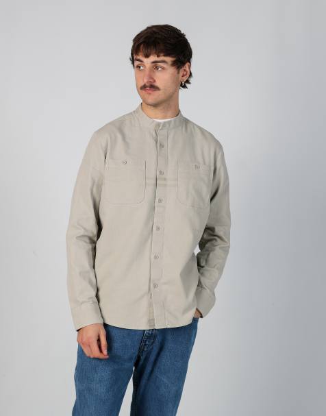Vintage  m long sleeve shirt in beige - view 1