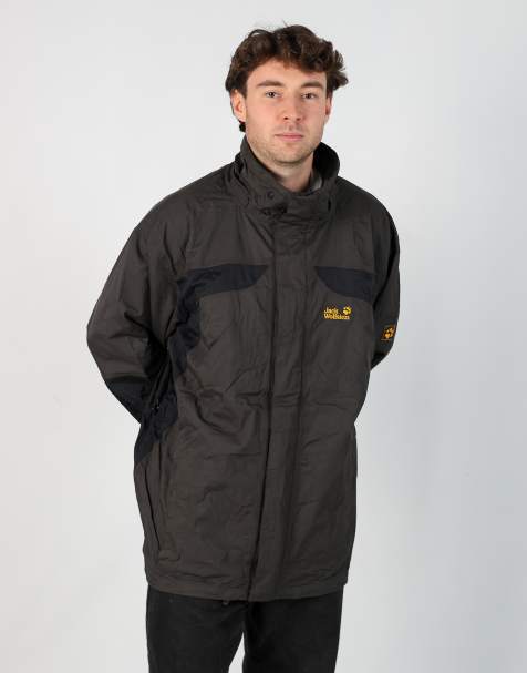 Vintage  m rain jacket in charcoal grey - view 1