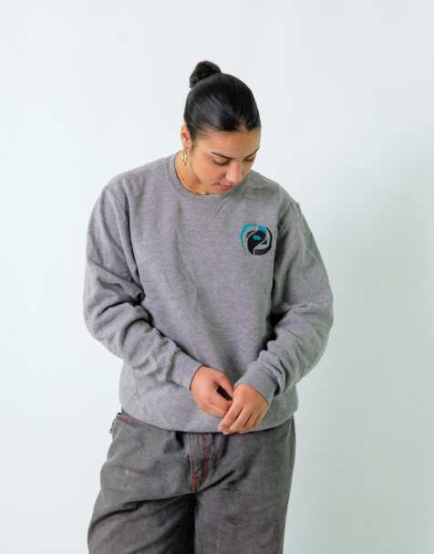Vintage  M Sweatshirt Grey - view 1