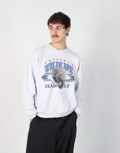 Vintage  m sweatshirt in grey - view 1