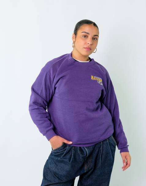 Vintage  M Sweatshirt Purple - view 1