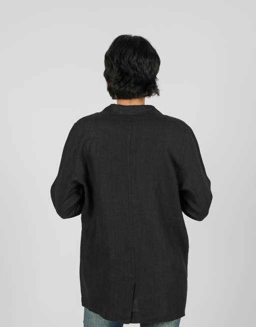 Vintage Made in Italy L blazer in black, 2 of 4