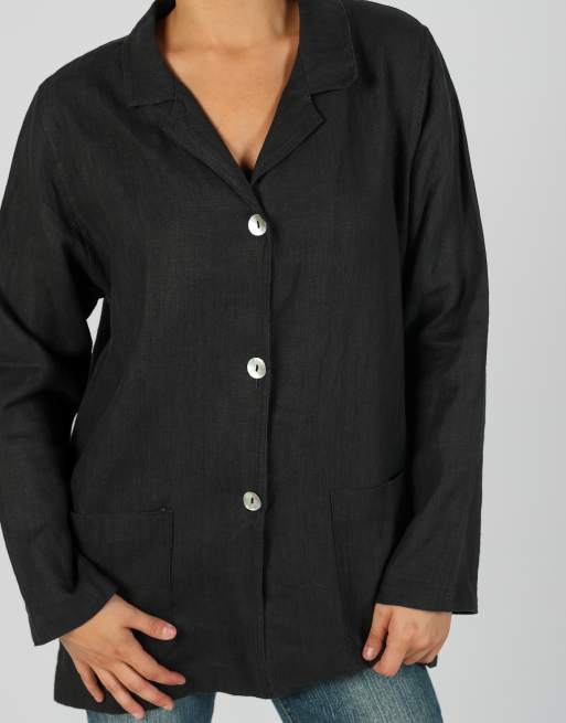 Vintage Made in Italy L blazer in black, 4 of 4