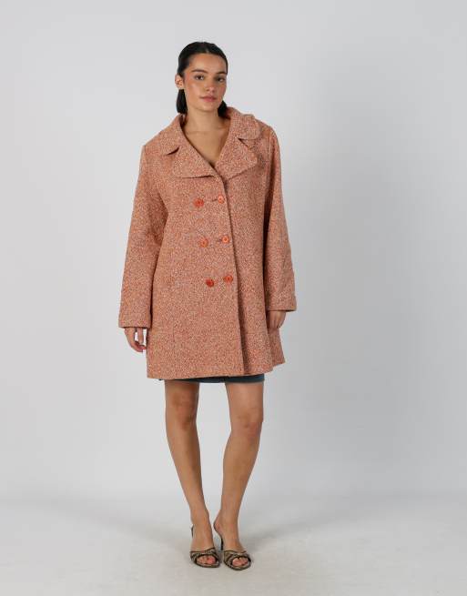 Vintage Made in Italy L casual jacket in coral, 1 of 4