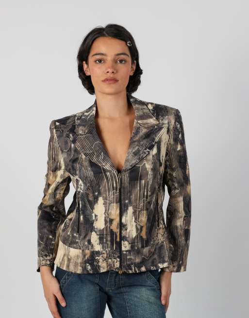 Vintage Made in Italy M blazer in beige, 3 of 4