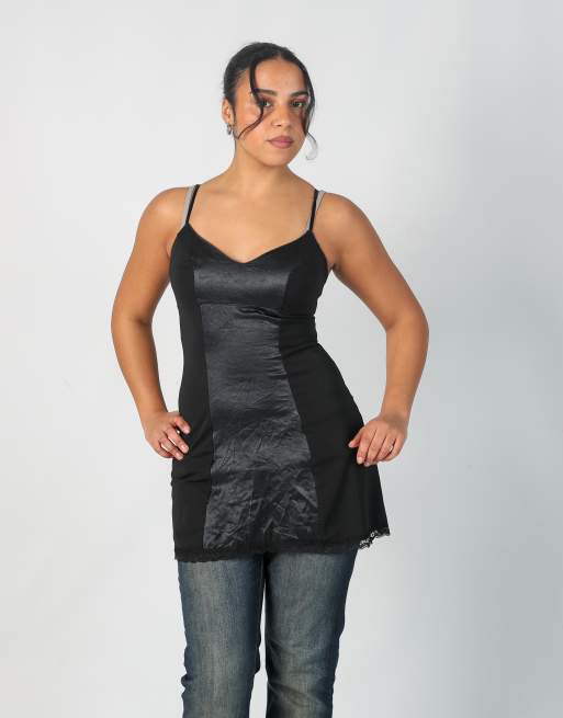 Vintage Made in Italy M cami in black