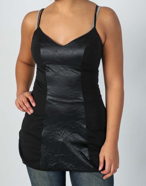 Vintage Made in Italy M cami in black, 4 of 4
