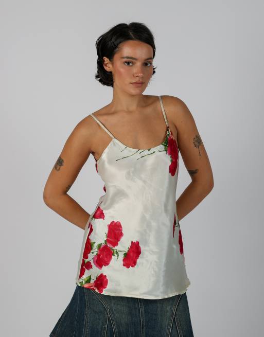 Vintage Made in Italy M cami in cream, 1 of 4