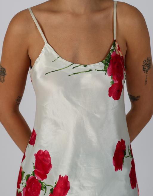Vintage Made in Italy M cami in cream, 4 of 4