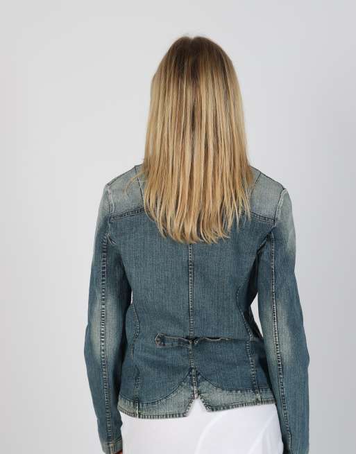 Vintage Made in Italy M denim jacket in blue, 2 of 4