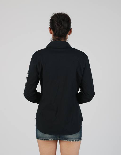 Vintage Made in Italy M shirt in black, 2 of 4