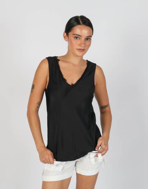 Vintage Made in Italy M woven vest in black - view 1