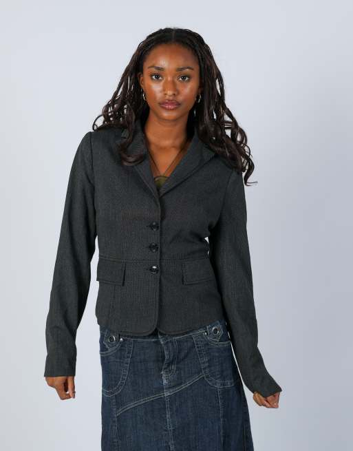 Vintage Made in Italy S blazer in black, 1 of 4