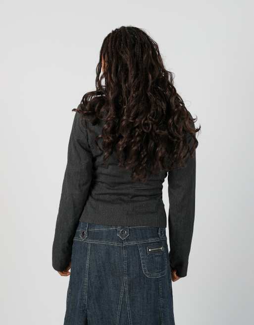 Vintage Made in Italy S blazer in black, 2 of 4
