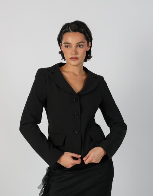 Vintage Made in Italy S blazer in black, 1 of 4