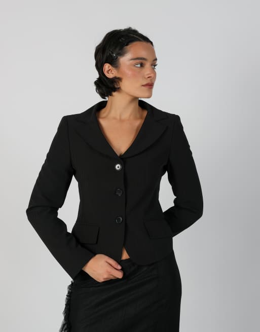 Vintage Made in Italy S blazer in black, 3 of 4