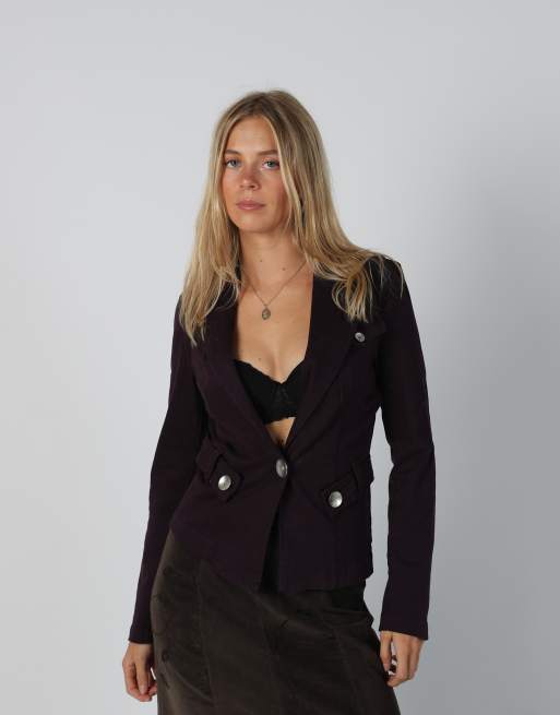 Vintage Made in Italy S blazer in purple, 1 of 4