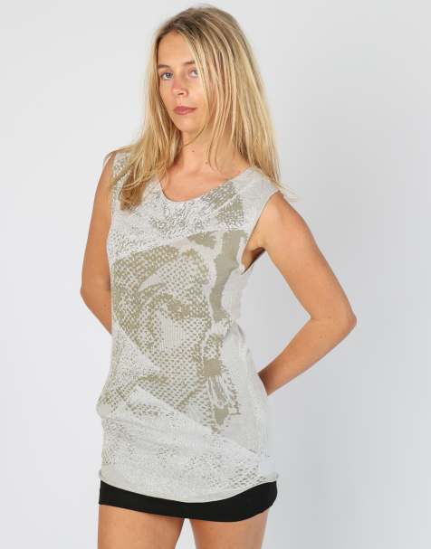 Vintage Made in Italy S cami in beige - view 1