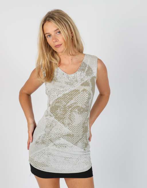 Vintage Made in Italy S cami in beige, 3 of 4