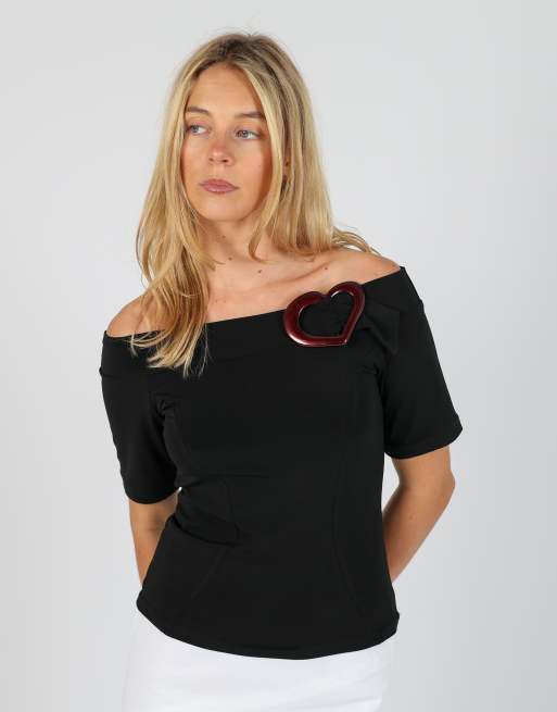 Vintage Made in Italy S cami in black