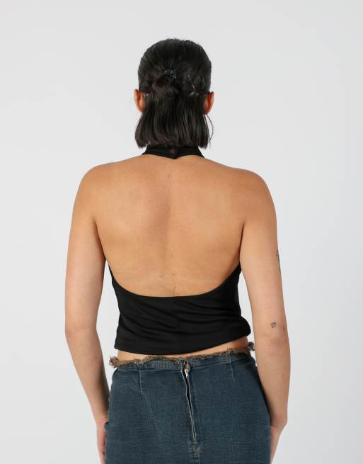 Vintage Made in Italy S cami in black, 2 of 4
