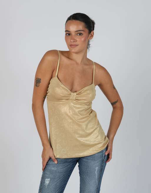 Vintage Made in Italy S cami in gold