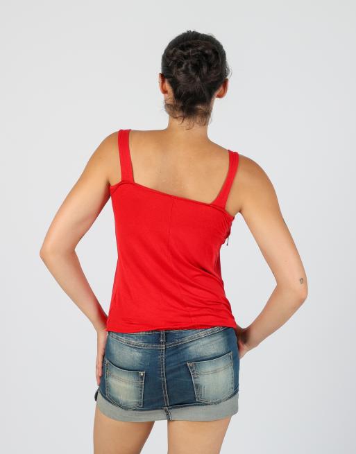 Vintage Made in Italy S cami in red, 2 of 4