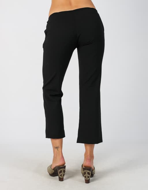 Vintage Made in Italy S capri trouser in black, 2 of 4