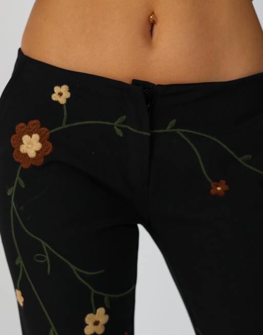 Vintage Made in Italy S capri trouser in black, 4 of 4