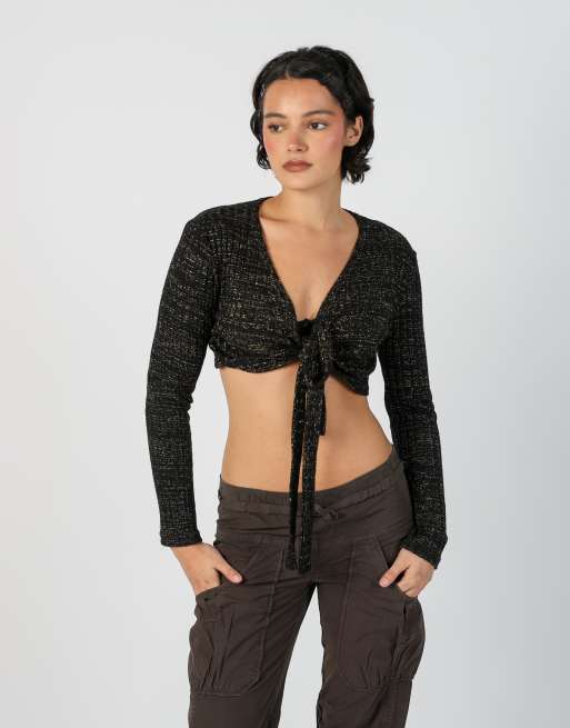 Vintage Made in Italy S cardigan in black, 1 of 4
