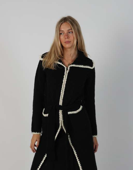 Vintage Made in Italy S cardigan in black, 4 of 4