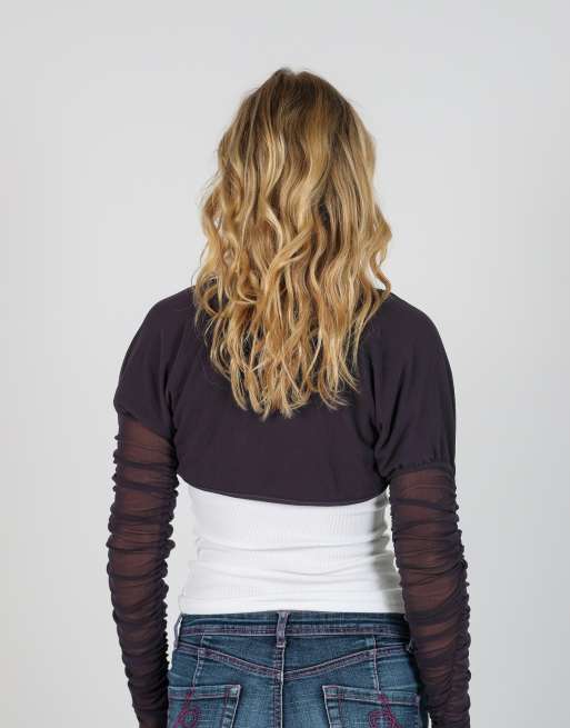 Vintage Made in Italy S cardigan in purple, 2 of 4