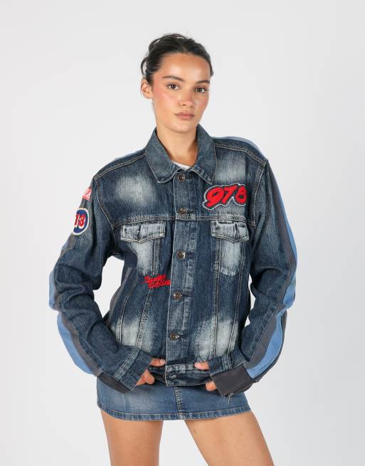Vintage Made in Italy S denim jacket in blue, 1 of 4