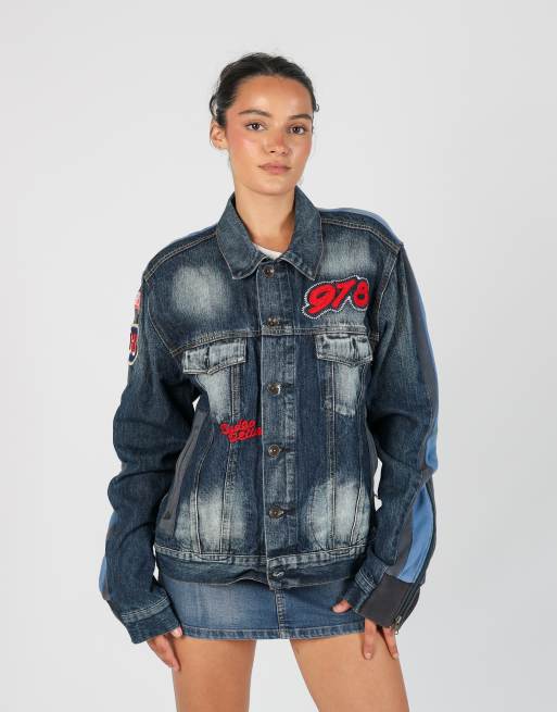 Vintage Made in Italy S denim jacket in blue, 3 of 4