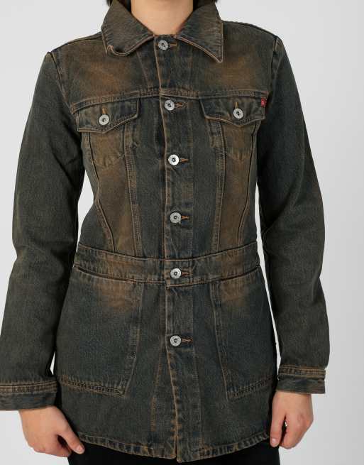 Vintage Made in Italy S denim jacket in blue, 4 of 4