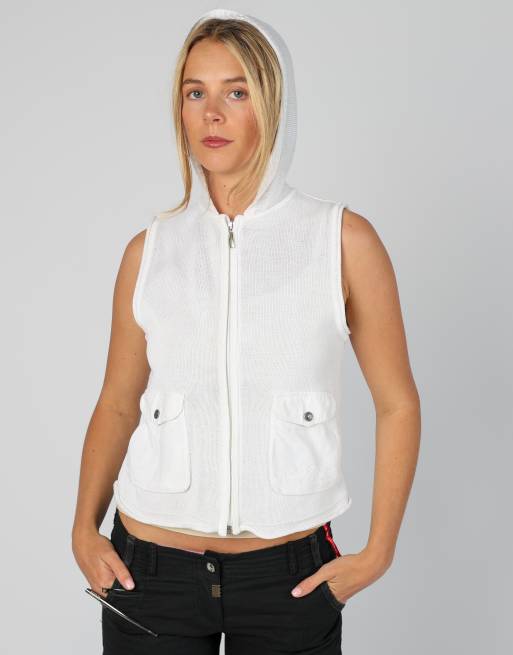 Vintage Made in Italy S knitted top in ivory