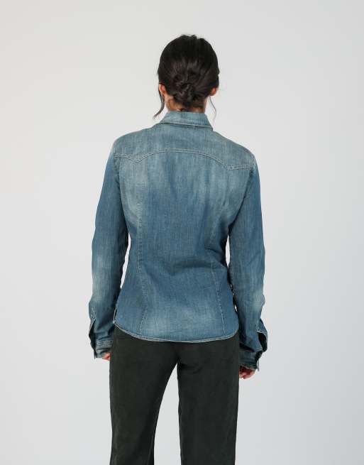 Vintage Made in Italy S shirt in blue, 2 of 4