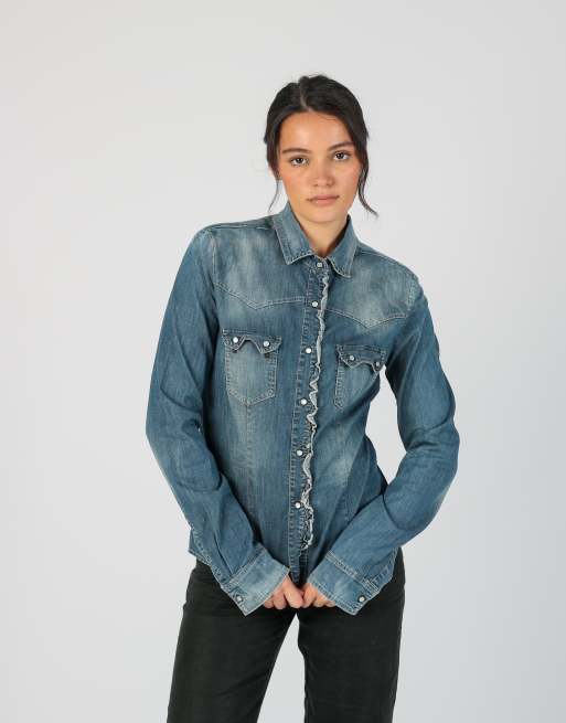 Vintage Made in Italy S shirt in blue, 3 of 4