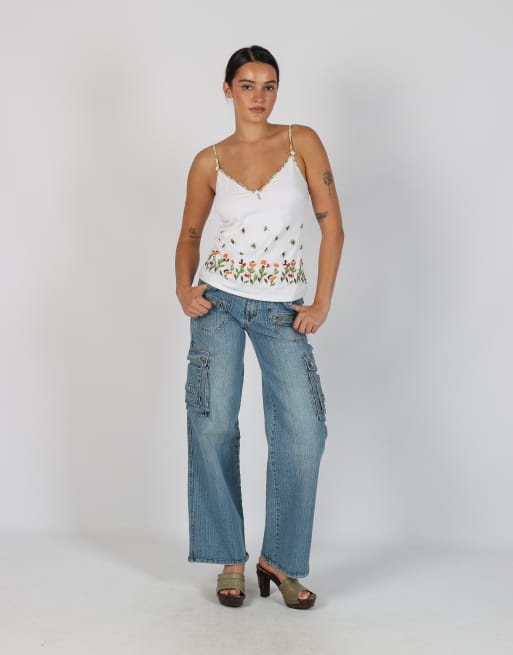 Vintage Made in Italy S straight jeans in blue, 1 of 4