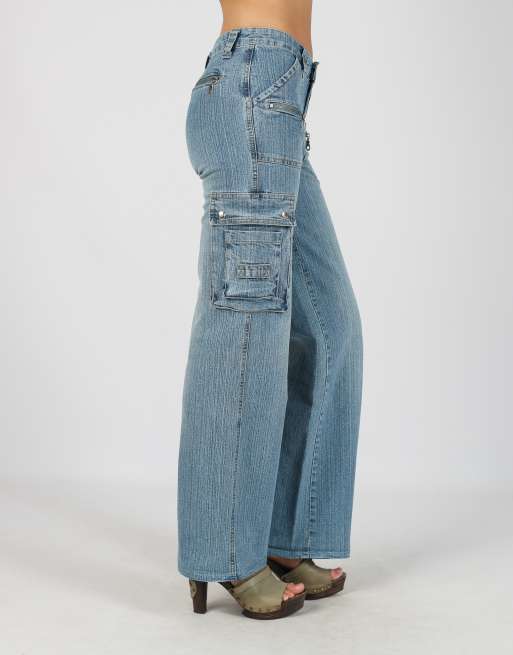 Vintage Made in Italy S straight jeans in blue, 2 of 4